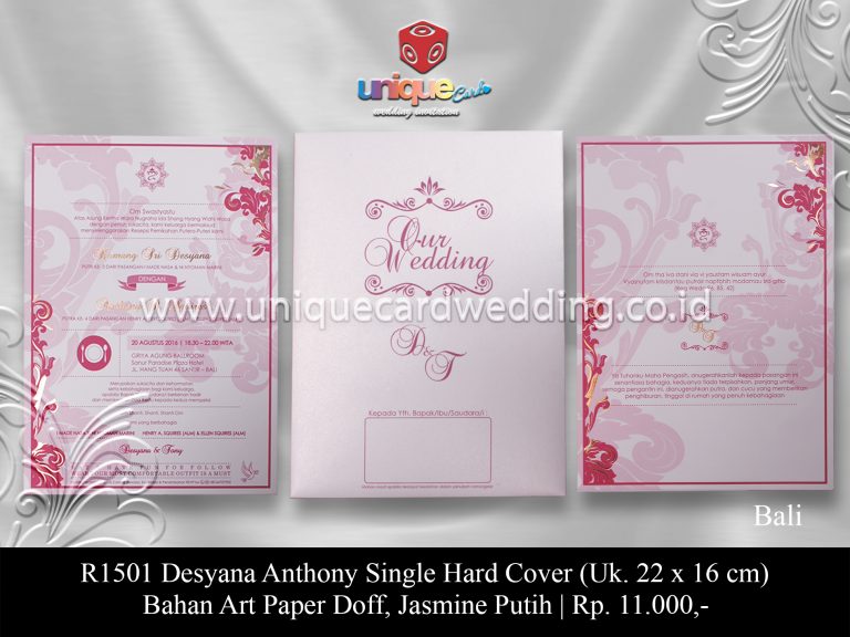 undangan pernikahan Desyana - Anthony